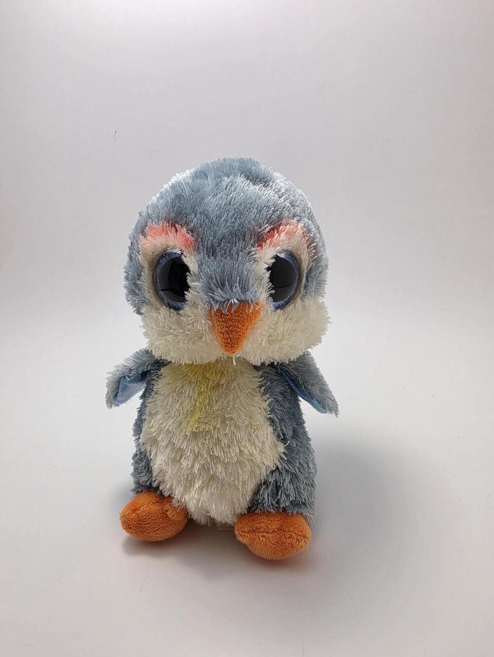 Ty Beanie Boo “Fisher” the Blue Penguin - No Tag (6 inch)